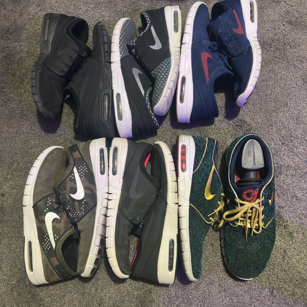 All Remaining size 10.5 Nike Stefan Janoskis Avail. Plus a Rare Gold/Silver pair